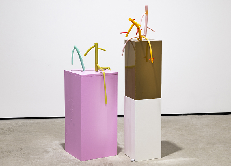 untitled Rubber plants Dean Kenning Kinetic sculpture